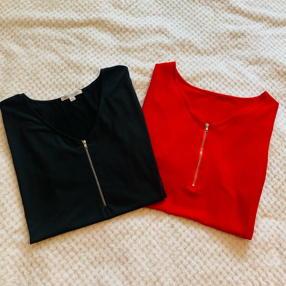 Women’s top bundle black and red